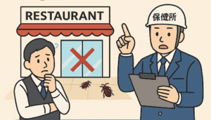 保健所からの指導で飲食店のオーナーが困る